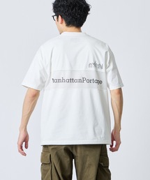 Manhattan Portage（マンハッタンポーテージ）の「[MANHATTAN PORTAGE/マンハッタンポーテージ] 別注 メッシュ切替 バックプリントTシャツ【追加】（Tシャツ/カットソー）」