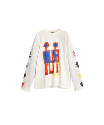 Desigual（デシグアル）の「ジオメトリック グラフィック ロングTシャツ（Tシャツ/カットソー）」