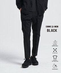【撥水】【COMME CA MEN BLACK】【セットアップ対応】〔TEXBRID〕ライトパンツ