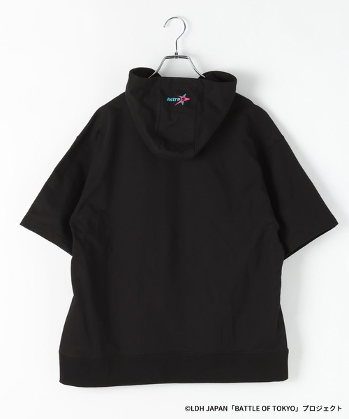 PAGEBOY（ページボーイ）の「【BATTLE OF TOKYO】Astro9 ショートスリーブパーカー（Tシャツ/カットソー・レディース・グレー/ブラック・FREE）」の20枚目の写真