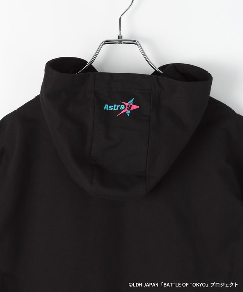 PAGEBOY（ページボーイ）の「【BATTLE OF TOKYO】Astro9 ショートスリーブパーカー（Tシャツ/カットソー・レディース・グレー/ブラック・FREE）」の21枚目の写真