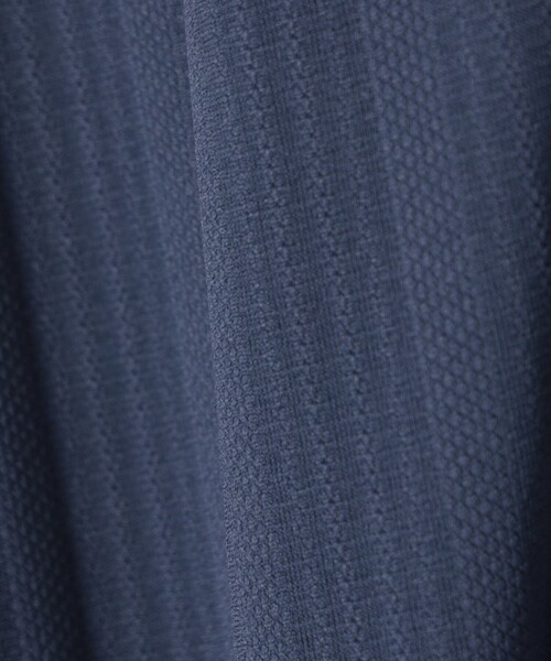 BEAMS GOLF(ビームスゴルフ)の「PURPLE LABEL / MONTAUK ストライプ ジャカード オープンカラー シャツ(吸水速乾、UVカット)(ポロシャツ・メンズ・ネイビー/ホワイト/ピンク・SMALL/MEDIUM/X-LARGE/LARGE)」の10枚目の写真