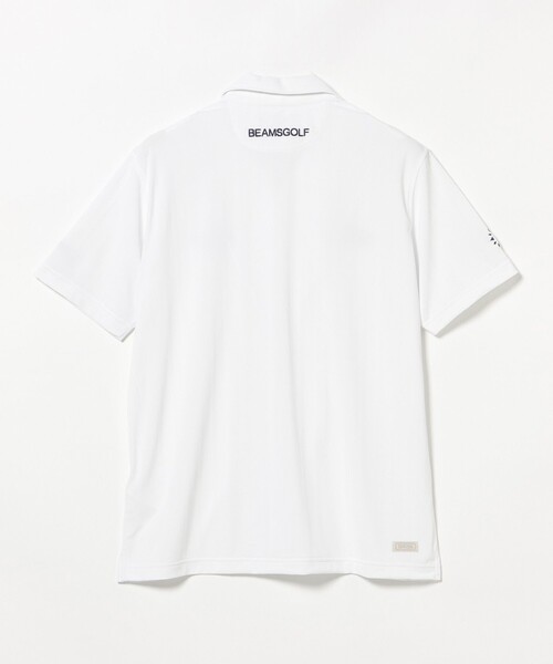 BEAMS GOLF(ビームスゴルフ)の「PURPLE LABEL / MONTAUK ストライプ ジャカード オープンカラー シャツ(吸水速乾、UVカット)(ポロシャツ・メンズ・ネイビー/ホワイト/ピンク・SMALL/MEDIUM/X-LARGE/LARGE)」の21枚目の写真