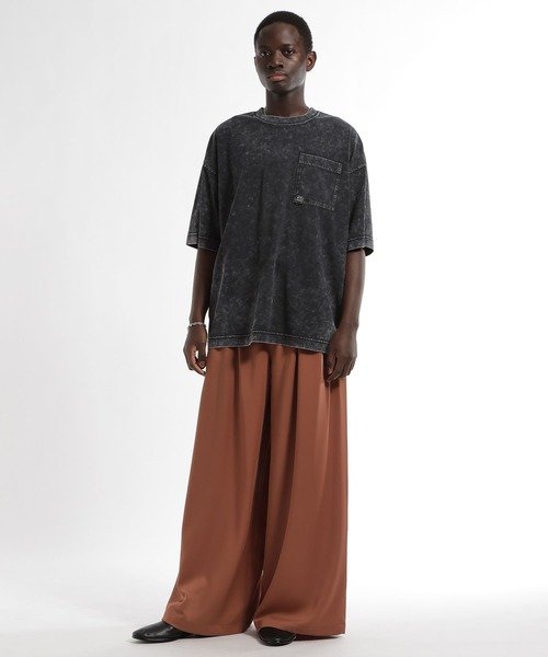 HARE（ハレ）の「【SET UP対応 接触冷感】DABOルーズワイドパンツ(HARE)（スラックス・メンズ・オレンジ/ブラック/ホワイト・MEDIUM/SMALL）」の16枚目の写真