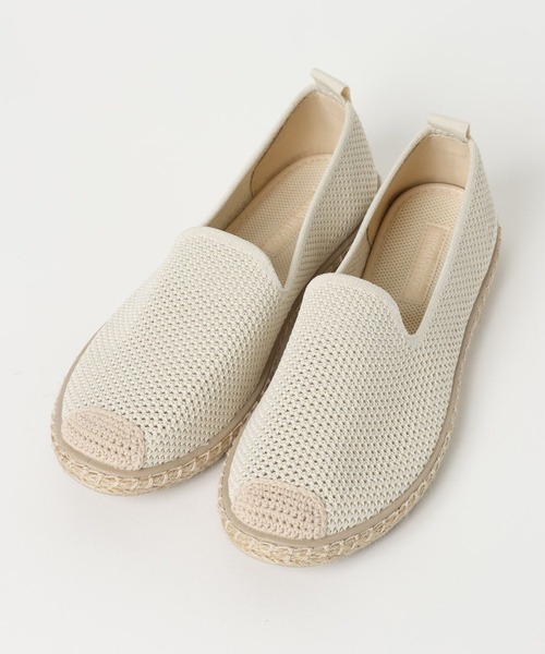 GLOBAL WORK（グローバルワーク）の「らくっションエスパシューズ/641217（バレエシューズ・レディース・ブラック/オフホワイト/ホワイト系その他3・MEDIUM/LARGE/SMALL）」の2枚目の写真