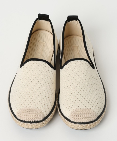 GLOBAL WORK（グローバルワーク）の「らくっションエスパシューズ/641217（バレエシューズ・レディース・ブラック/オフホワイト/ホワイト系その他3・MEDIUM/LARGE/SMALL）」の4枚目の写真