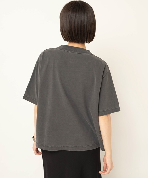 RNA-N（アールエヌエーエヌ）の「M2643 脱脂天竺ルーズT（Tシャツ/カットソー・レディース・キナリ/スミクロ/ピンク/ライトグレー・FREE）」の11枚目の写真