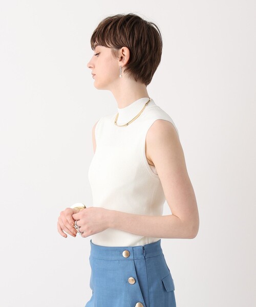 allureville(アルアバイル)の「バック釦ディティールプルオーバー(ニット/セーター・レディース・ライトピンク/ベージュ/ミント/ネイビー/オフホワイト・2)」の19枚目の写真
