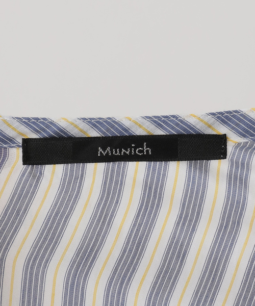 La TOTALITE(ラトータリテ)の「【洗える】Munich/ミューニック ストライプノースリワンピース(ワンピース・レディース・サックスブルー・FREE)」の12枚目の写真