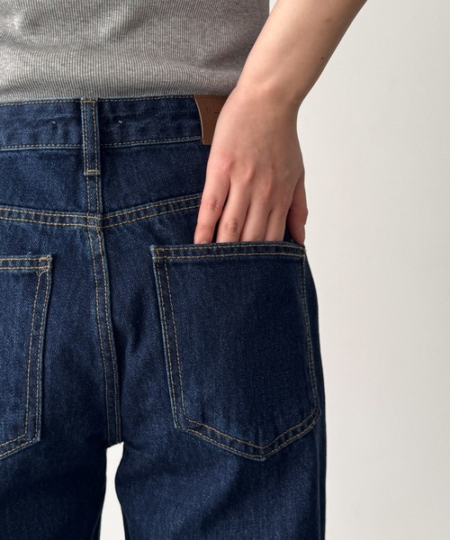 CANAL JEAN(キャナルジーン)の「El mar ワイドフレアデニムパンツ 605(デニムパンツ・レディース・インディゴブルー・MEDIUM/SMALL)」の10枚目の写真