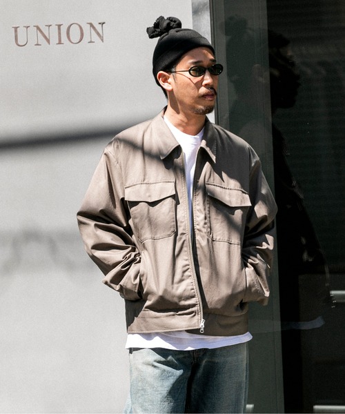 UNION(UNION TOKYO)(ユニオン)の「UNION TOKYO MASCOT JACKET ユニオントーキョー ジャケット(ブルゾン・メンズ・カーキ/ブラック・L/XL/M/S)」の2枚目の写真