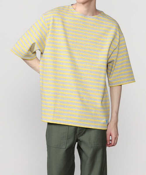 ORCIVAL(オーシバル)の「ORCIVAL | コットンロード クルーネック 半袖バスクシャツ MEN(Tシャツ/カットソー・メンズ・ホワイト系その他5/ブラウン系その他/ブルー系その他2/イエロー系その他/ブラウン系その他2/ブラック/レッド系その他/ブルー系その他・4/5/3)」の19枚目の写真