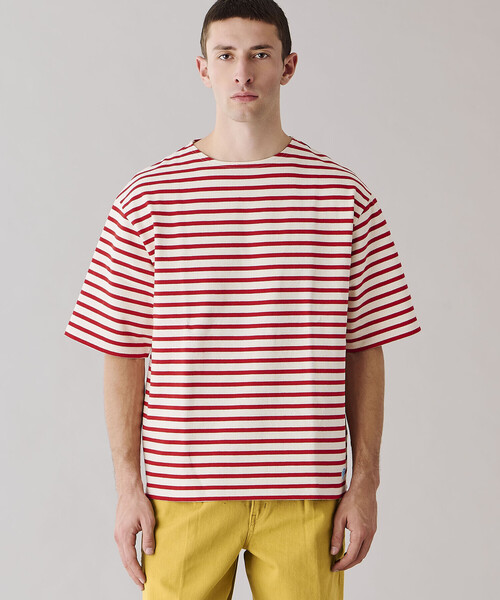 ORCIVAL | コットンロード クルーネック 半袖バスクシャツ MEN（T