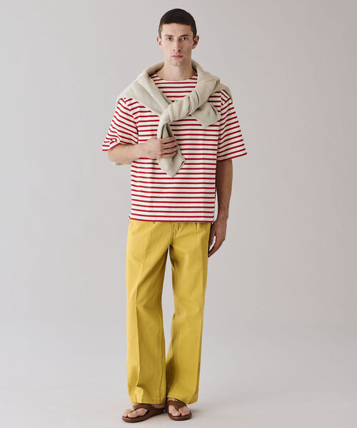 ORCIVAL(オーシバル)の「ORCIVAL | コットンロード クルーネック 半袖バスクシャツ MEN(Tシャツ/カットソー・メンズ・ホワイト系その他5/ブラウン系その他/ブルー系その他2/イエロー系その他/ブラウン系その他2/ブラック/レッド系その他/ブルー系その他・4/5/3)」の17枚目の写真