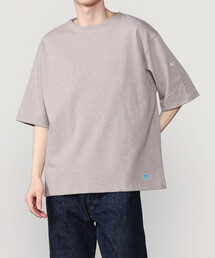 ORCIVAL | コットンロード クルーネック 半袖バスクシャツ MEN