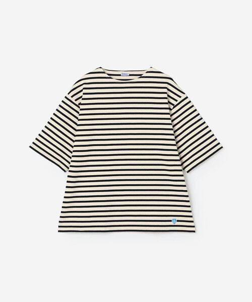 ORCIVAL(オーシバル)の「ORCIVAL | コットンロード クルーネック 半袖バスクシャツ MEN(Tシャツ/カットソー・メンズ・ホワイト系その他5/ブラウン系その他/ブルー系その他2/イエロー系その他/ブラウン系その他2/ブラック/レッド系その他/ブルー系その他・4/5/3)」の14枚目の写真
