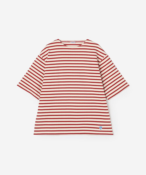 ORCIVAL(オーシバル)の「ORCIVAL | コットンロード クルーネック 半袖バスクシャツ MEN(Tシャツ/カットソー・メンズ・ホワイト系その他5/ブラウン系その他/ブルー系その他2/イエロー系その他/ブラウン系その他2/ブラック/レッド系その他/ブルー系その他・4/5/3)」の13枚目の写真