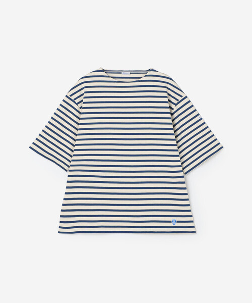 ORCIVAL(オーシバル)の「ORCIVAL | コットンロード クルーネック 半袖バスクシャツ MEN(Tシャツ/カットソー・メンズ・ホワイト系その他5/ブラウン系その他/ブルー系その他2/イエロー系その他/ブラウン系その他2/ブラック/レッド系その他/ブルー系その他・4/5/3)」の12枚目の写真