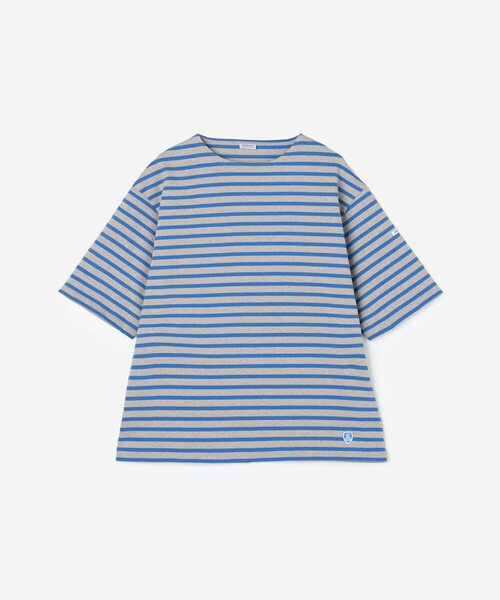 ORCIVAL(オーシバル)の「ORCIVAL | コットンロード クルーネック 半袖バスクシャツ MEN(Tシャツ/カットソー・メンズ・ホワイト系その他5/ブラウン系その他/ブルー系その他2/イエロー系その他/ブラウン系その他2/ブラック/レッド系その他/ブルー系その他・4/5/3)」の11枚目の写真