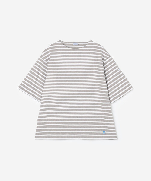 ORCIVAL(オーシバル)の「ORCIVAL | コットンロード クルーネック 半袖バスクシャツ MEN(Tシャツ/カットソー・メンズ・ホワイト系その他5/ブラウン系その他/ブルー系その他2/イエロー系その他/ブラウン系その他2/ブラック/レッド系その他/ブルー系その他・4/5/3)」の10枚目の写真