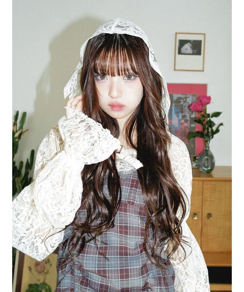 jouetie(ジュエティ)の「【MINAMI×jouetie】シャーリングキャミワンピース(ワンピース・レディース・ブルー/ブラック/ブラウン・MEDIUM)」の13枚目の写真