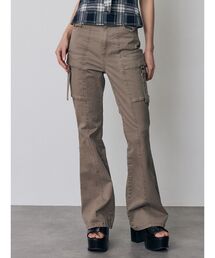 MURUA（ムルーア）の「フレアカーゴパンツ（カーゴパンツ）」