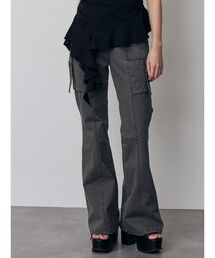 MURUA（ムルーア）の「フレアカーゴパンツ（カーゴパンツ）」