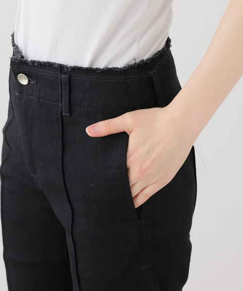 LIVINGTONE(リヴィントーン)の「LIVINGTONE DMITRI BERMUDA LT-DMITTI-B-10:ハーフパンツ(その他パンツ・レディース・ブラック・MEDIUM/SMALL)」の2枚目の写真