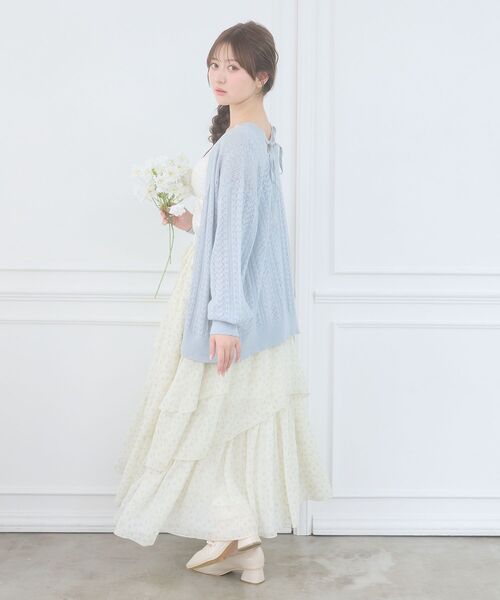 MAJESTIC LEGON(マジェスティックレゴン)の「ランダムティアードスカート(スカート・レディース・ブラック/ホワイト系その他2/ホワイト系その他・MEDIUM)」の15枚目の写真