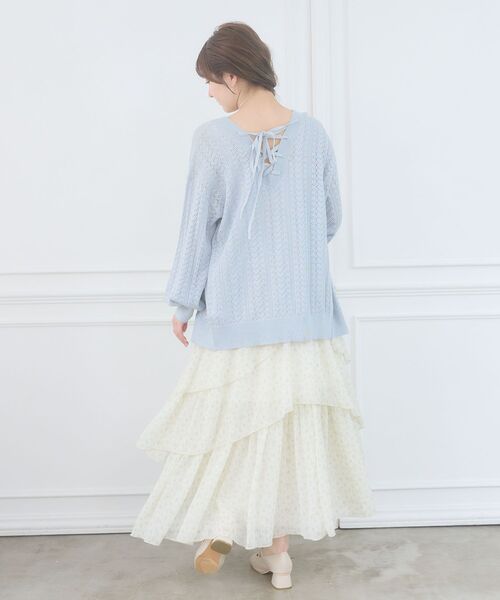 MAJESTIC LEGON(マジェスティックレゴン)の「ランダムティアードスカート(スカート・レディース・ブラック/ホワイト系その他2/ホワイト系その他・MEDIUM)」の16枚目の写真