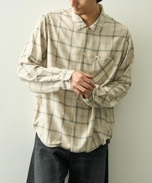 REMI RELIEF | 【REMI RELIEF】レーヨンツイルチェックシャツ(シャツ/ブラウス)