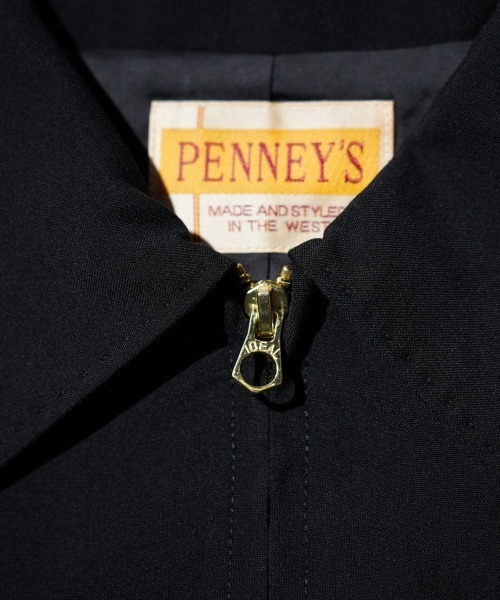 PENNEYS(ぺニーズ)の「PENNEY'S / ペニーズ ROCKABILLY JACKET EMBROIDERY ロカビリージャケット ショートブルゾン 刺繍(ブルゾン・メンズ・ブラック・MEDIUM)」の6枚目の写真