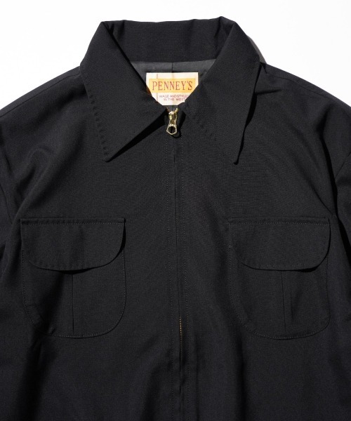 PENNEYS(ぺニーズ)の「PENNEY'S / ペニーズ ROCKABILLY JACKET EMBROIDERY ロカビリージャケット ショートブルゾン 刺繍(ブルゾン・メンズ・ブラック・MEDIUM)」の7枚目の写真