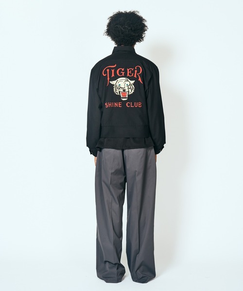 PENNEYS(ぺニーズ)の「PENNEY'S / ペニーズ ROCKABILLY JACKET EMBROIDERY ロカビリージャケット ショートブルゾン 刺繍(ブルゾン・メンズ・ブラック・MEDIUM)」の19枚目の写真