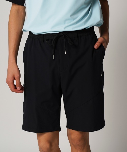 Kappa(カッパ)の「【Kappa/カッパ】ストレッチハーフパンツ ゴルフ 撥水(その他パンツ・メンズ・その他34/ホワイト/ブラック・LARGE/XX-LARGE/X-LARGE/MEDIUM)」の2枚目の写真