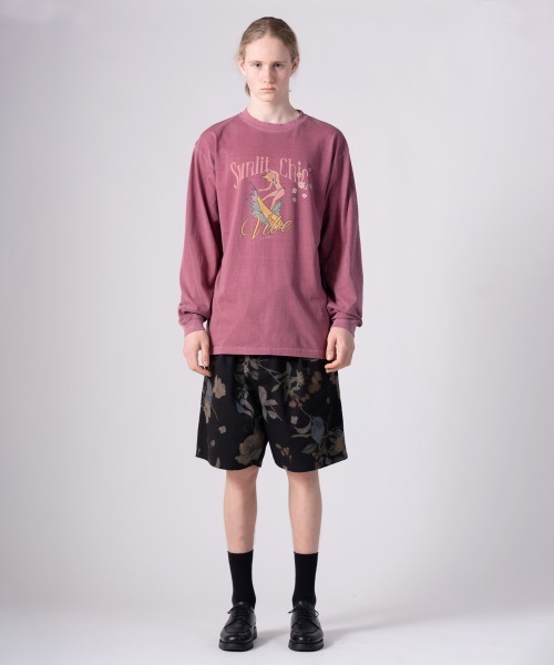 rehacer(レアセル)の「rehacer TEE : Sunlit Vintage Wash TEE / サンリット ヴィンテージ ウオッシュ T-shirt(Tシャツ/カットソー・メンズ・ネイビー/スミクロ/ワイン・MEDIUM/LARGE/X-LARGE/SMALL)」の7枚目の写真