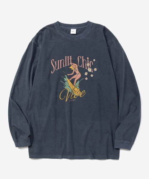 rehacer(レアセル)の「rehacer TEE : Sunlit Vintage Wash TEE / サンリット ヴィンテージ ウオッシュ T-shirt(Tシャツ/カットソー・メンズ・ネイビー/スミクロ/ワイン・MEDIUM/LARGE/X-LARGE/SMALL)」の15枚目の写真