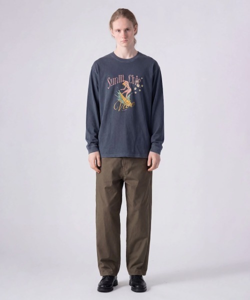 rehacer(レアセル)の「rehacer TEE : Sunlit Vintage Wash TEE / サンリット ヴィンテージ ウオッシュ T-shirt(Tシャツ/カットソー・メンズ・ネイビー/スミクロ/ワイン・MEDIUM/LARGE/X-LARGE/SMALL)」の14枚目の写真