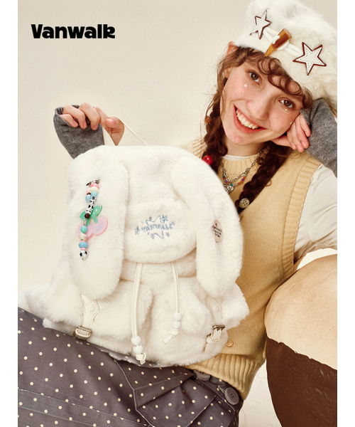 VANWALK（バンウォーク）の「Elephant Backpack [White]（バックパック/リュック・レディース・ホワイト・FREE）」の4枚目の写真