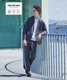 ABAHOUSE GRAY（アバハウスグレイ）の「【上下2点セット/セットアップ対応】COOL DRY MAX セットアップ / スーツ（セットアップ）」