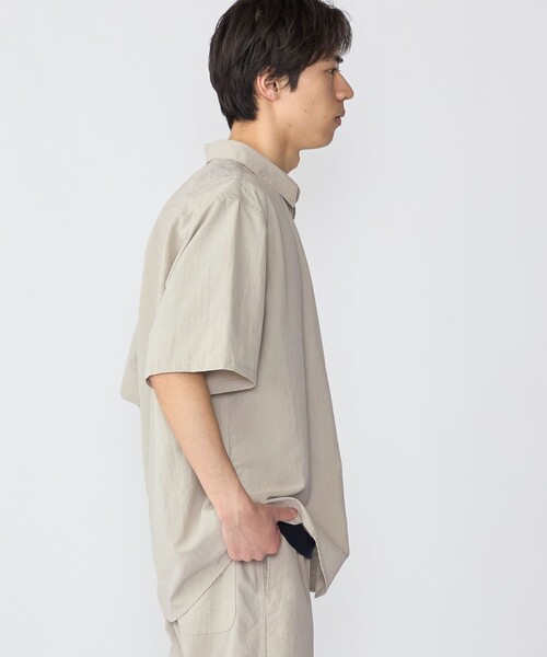 SHIPS(シップス)の「SHIPS:〈撥水〉netplus(R) ショートスリーブ シャツ アウター(シャツ/ブラウス・メンズ・ベージュ/ライトブルー/ネイビー・X-LARGE/LARGE/MEDIUM/SMALL)」の10枚目の写真