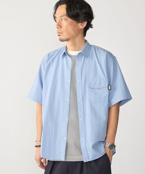 SHIPS(シップス)の「SHIPS:〈撥水〉netplus(R) ショートスリーブ シャツ アウター(シャツ/ブラウス・メンズ・ベージュ/ライトブルー/ネイビー・X-LARGE/LARGE/MEDIUM/SMALL)」の11枚目の写真