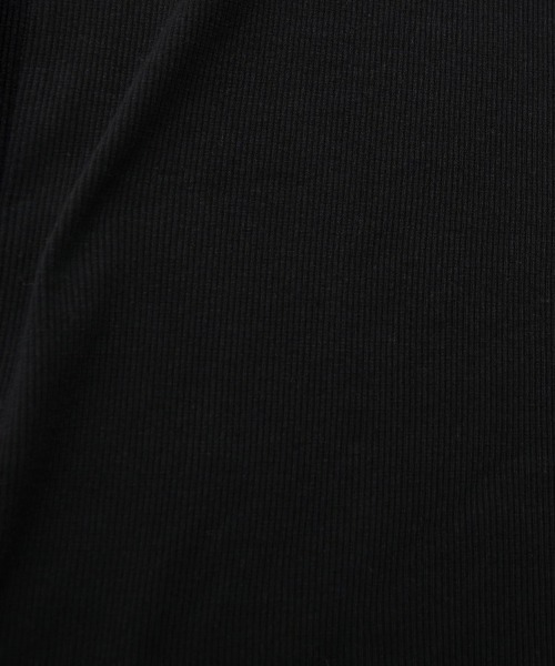 RUDOL(ルドル)の「『RUDOL/ルドル』ワンポイント刺繍テレコVネックTEE(Tシャツ/カットソー・メンズ・ブラック/ホワイト・L/M)」の10枚目の写真