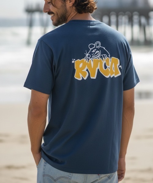 RVCA(ルーカ)の「RVCA メンズ RATNEST_SFST サーフTシャツ 【2026年春夏モデル】(Tシャツ/カットソー・メンズ・グレー/ブラック/ホワイト・SMALL/XX-LARGE/X-LARGE/LARGE/MEDIUM)」の3枚目の写真