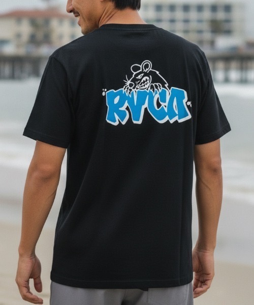 RVCA(ルーカ)の「RVCA メンズ RATNEST_SFST サーフTシャツ 【2026年春夏モデル】(Tシャツ/カットソー・メンズ・グレー/ブラック/ホワイト・SMALL/XX-LARGE/X-LARGE/LARGE/MEDIUM)」の1枚目の写真