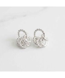 【88eighty-eight】キラキラビジューリングフープピアス【import】(MA)