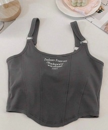 almo（アルモ）の「【Bls】 【ZL】【Bling Leads】選べるカラー♪ 韓国風カップ付きタンクトップ(BL)（タンクトップ）」