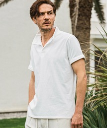 AKM Contemporary | 【WEB・直営店限定】AKM Contemporary(エイケイエムコンテンポラリー)イタリアンカラー半袖Tシャツ(Tシャツ/カットソー)