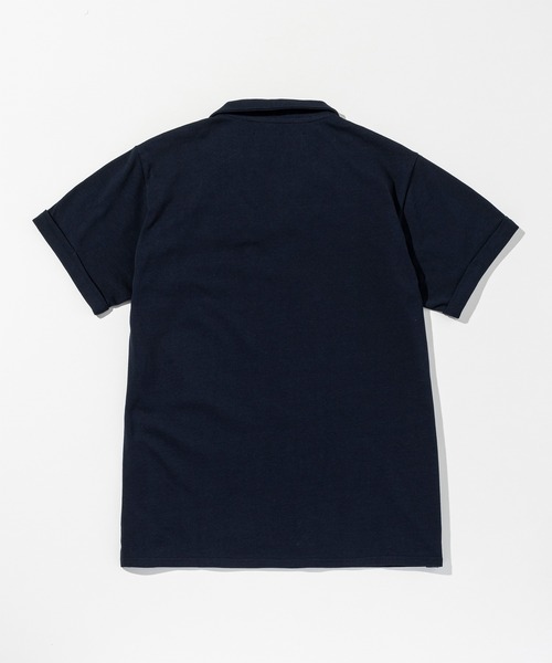AKM Contemporary(エイケイエムコンテンポラリー)の「【WEB・直営店限定】AKM Contemporary(エイケイエムコンテンポラリー)イタリアンカラー半袖Tシャツ(Tシャツ/カットソー・メンズ・ネイビー/ホワイト/ブラック・M/S/XL/L)」の6枚目の写真