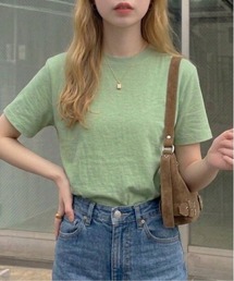 lulufa（ルルファ）の「ベーシック デイリー 半袖Tシャツ（Tシャツ/カットソー）」